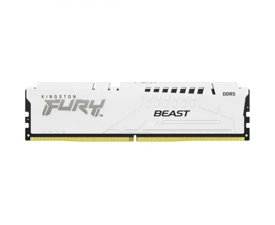 Оперативная память Kingston 16Gb DDR5-5600MHz Fury Beast White (KF556C40BW-16)