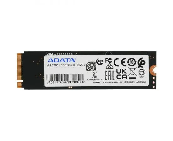 Накопитель SSD M.2 512Gb ADATA Legend 710 (ALEG-710-512GCS)