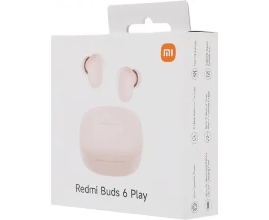 Bluetooth-гарнитура Xiaomi Redmi Buds 6 Play Pink (BHR8775GL), Цвет: Розовый, фото 5