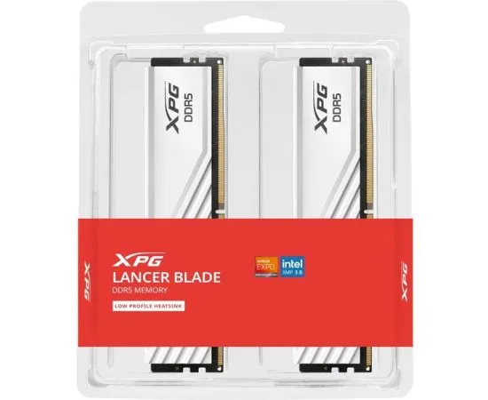 Оперативная память ADATA 2x16Gb DDR5-6000MHz ADATA XPG Lancer Blade White (AX5U6000C3616G-DTLABWH), фото 5