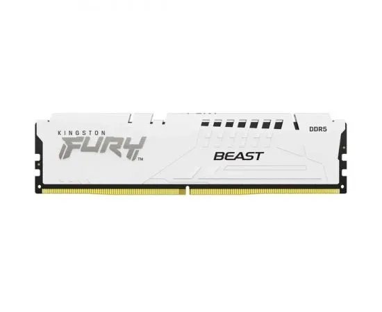 Оперативная память Kingston 16Gb DDR5-6000MHz Fury Beast White (KF560C36BWE2-16)