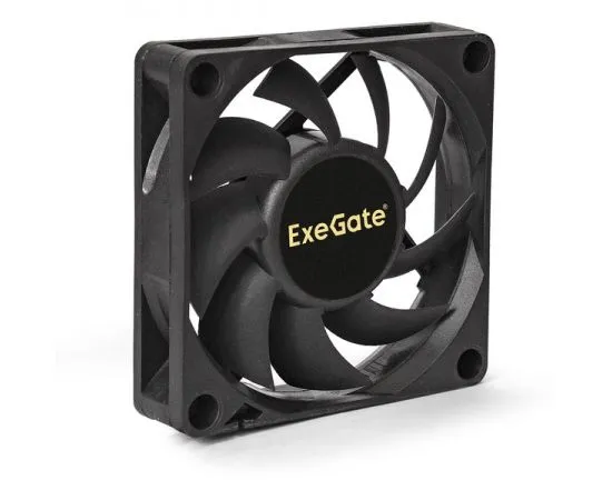 Кулер для корпуса ExeGate ExtraSilent ES07015S3P 70x70x15 мм, подшипник скольжения, 3pin (EX283371RUS), фото 3