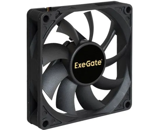 Кулер для корпуса Exegate ExtraSilent ES08015S3P, 80x80x15 мм, подшипник скольжения, 3pin (EX283373RUS)