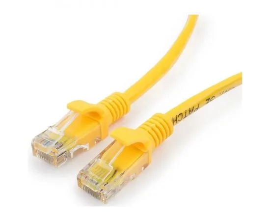 Патч-корд 5м. UTP 5e (Cablexpert) желтый, медь (PP10-5M/Y)