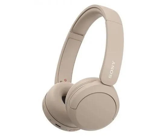 Bluetooth-гарнитура SONY WH-CH520CZ, бежевый (WH-CH520/CZ), Цвет: Бежевый