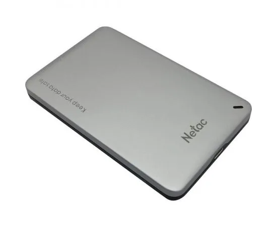 Карман для винчестера SATA 2.5" -> USB3.0 (Netac WF12) серебристый (NT07WH12-30CC)