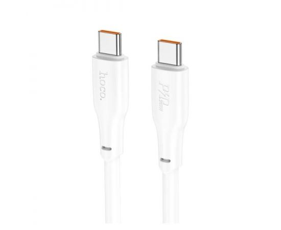Кабель USB Type-C (M), 1m HOCO X93 Force PD (240W), белый (6931474790736)