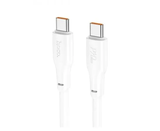 Кабель USB Type-C (M), 1m HOCO X93 Force PD (240W), белый (6931474790736)