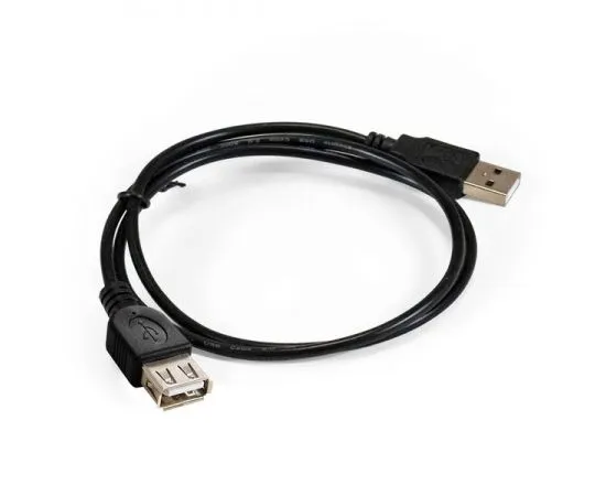 Кабель удлинитель USB2.0 AM -> AF, 1.0m (ExeGate EX-CC-USB2-AMAF-1.0) черный (EX294742RUS)