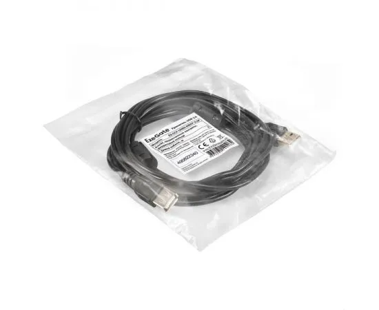 Кабель удлинитель USB2.0 AM -> AF, 3.0m (ExeGate EX-CCF-USB2-AMAF-3.0F) феррит,  черный (EX294763RUS), фото 2
