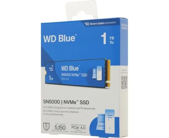 Накопитель SSD M.2 1Tb Western Digital Blue SN5000 (WDS100T4B0E), фото 2