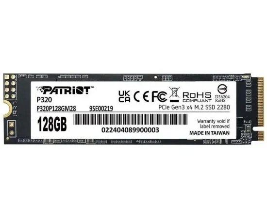 Накопитель SSD M.2 128Gb Patriot P320 (P320P128GM28)