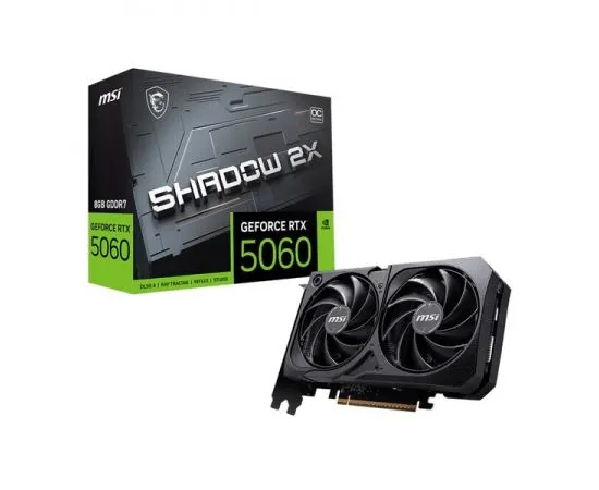 Видеокарта GeForce RTX5060 8GB GDDR7 (MSI SHADOW 2X OC) (RTX 5060 8G SHADOW 2X OC), фото 5