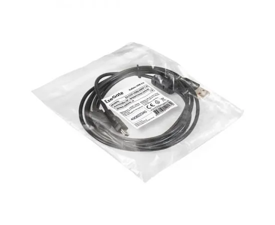 Кабель USB2.0 AM -> Mini-BM 5pin, 1.8m (ExeGate EX-CCP-USB2-AM5P-1.8) черный (EX294758RUS), фото 2