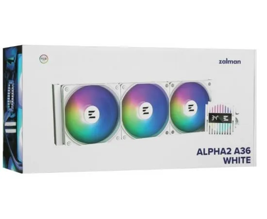 Жидкостная система охлаждения Zalman ALPHA2 A36 White, фото 2