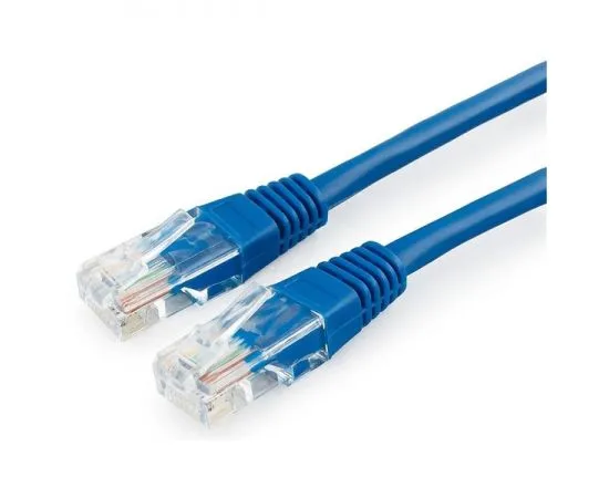 Патч-корд 3м. UTP 5e (Cablexpert) синий, медь (PP10-3M/B)