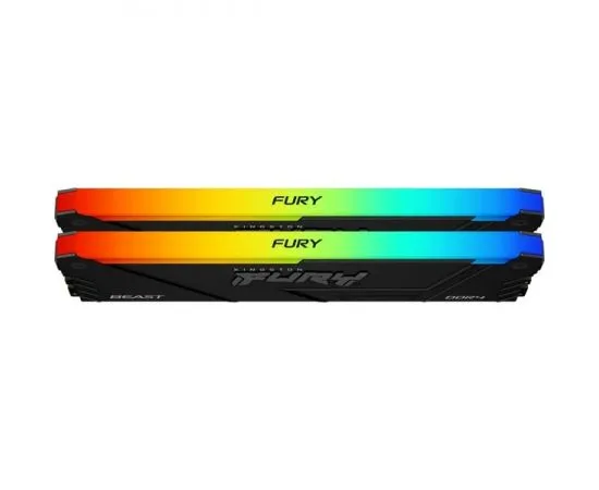 Оперативная память Kingston 2x8Gb DDR4-3600MHz Fury Beast RGB (KF436C17BB2AK2/16), фото 3