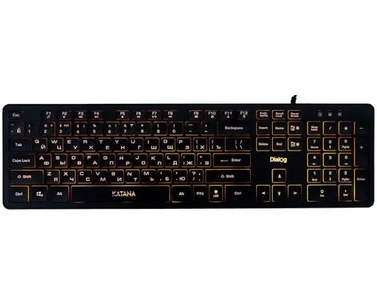 Клавиатура Dialog Katana LED, USB черный (KK-ML17U BLACK)