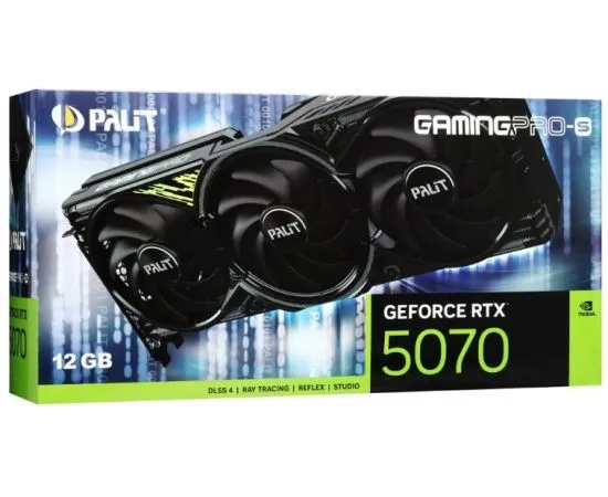 Видеокарта GeForce RTX5070 12GB GDDR7 (Palit GamingPro-S) (NE75070019K9-GB2050U), фото 5