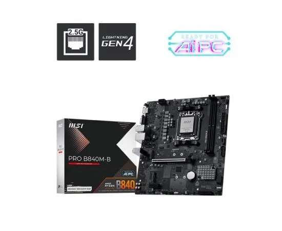 Материнская плата MSI PRO B840M-B, фото 4