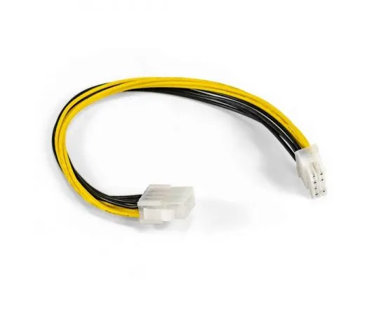 Удлинитель кабеля питания процессора 8pin 0.3м (ExeGate EX-EXT-8M8F-0.3) (EX295553RUS)