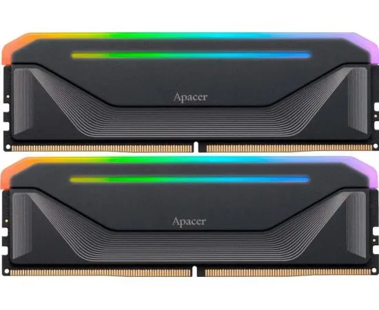Оперативная память Apacer 2x32Gb DDR5-6400MHz Nox RGB (AH5U64G64C652NBAA-2)