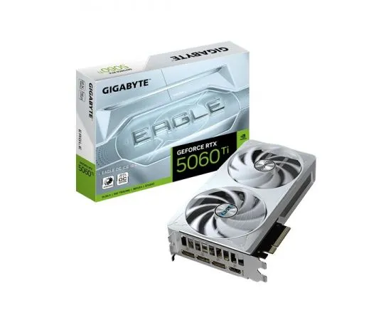 Видеокарта GeForce RTX5060TI 16GB GDDR7 (Gigabyte Eagle OC ICE) (GV-N506TEAGLEOC ICE-16GD), фото 5