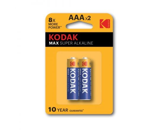 Батарейка (размер AAA, LR03) Kodak MAX - упаковка 2шт, цена за 2шт