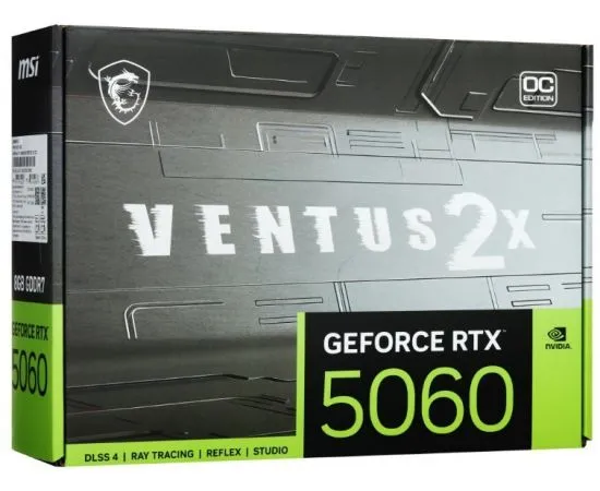 Видеокарта GeForce RTX5060 8GB GDDR7 (MSI VENTUS 2X) (RTX 5060 8G VENTUS 2X), фото 4