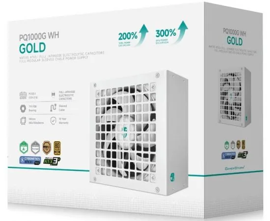 Блок питания 1000W (Deepcool, PQ1000G White), фото 4
