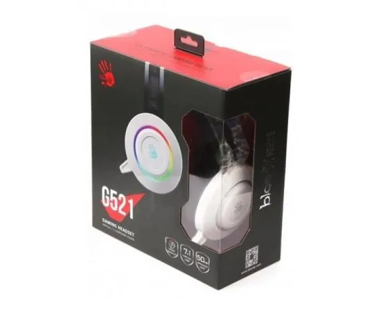 Наушники с микрофоном A4 Tech Bloody G521 белый (G521 (WHITE)), фото 4