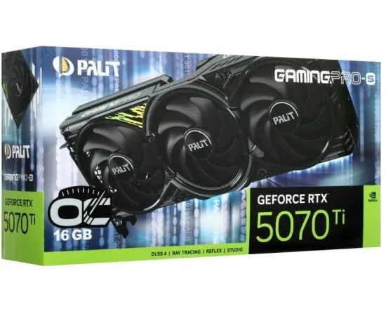 Видеокарта GeForce RTX5070TI 16GB GDDR7 (Palit GamingPro-S) (NE7507T019T2-GB2031U), фото 4