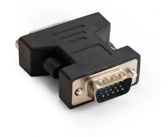 Переходник DVI-I (M) -> VGA (F) (ExeGate) черный (EX294798RUS), фото 2