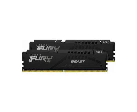 Оперативная память Kingston 2x32Gb DDR5-5600MHz Fury Beast (KF556C40BBK2-64), фото 3
