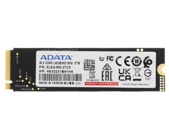 Накопитель SSD M.2 2Tb ADATA Legend 900 (SLEG-900-2TCS)