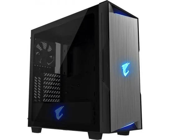 Корпус Gigabyte AORUS C300 Glass Black, без БП (GB-AC300G)