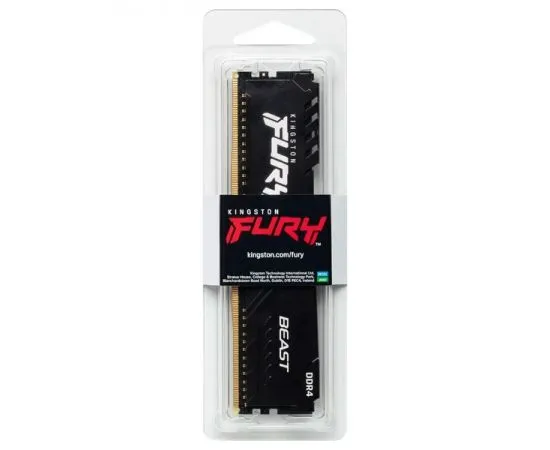 Оперативная память Kingston 8Gb DDR4-3200MHz Fury Beast Black (KF432C16BB/8WP), фото 3