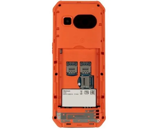 Мобильный телефон Philips Xenium X300 Orange Black (CTX300OB/00), фото 4
