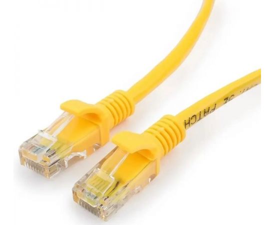 Патч-корд 3м. UTP 5e (Cablexpert) желтый, медь (PP10-3M/Y), фото 2