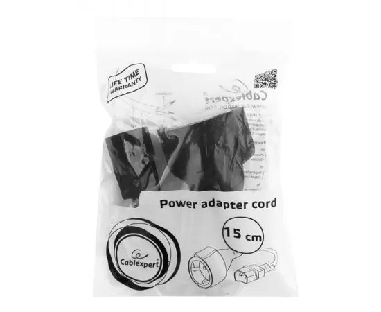 Переходник питания С14 F - X22 M 0.15м (Cablexpert) (PC-SFC14M-01), фото 2