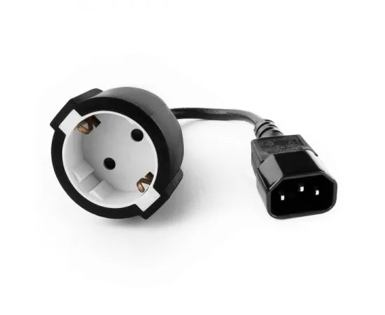 Переходник питания С14 F - X22 M 0.15м (Cablexpert) (PC-SFC14M-01)