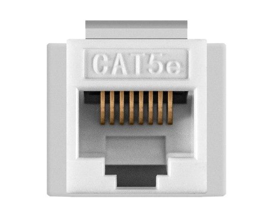 Модуль Keystone Cat 5e UTP, 90 град, неэкр., белый (ExeGate KJ-8P8C-U-C5e-90-110) (EX297341RUS), фото 3