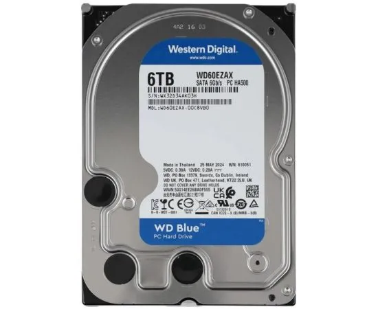 Жесткий диск Western Digital 6Tb Blue (WD60EZAX)