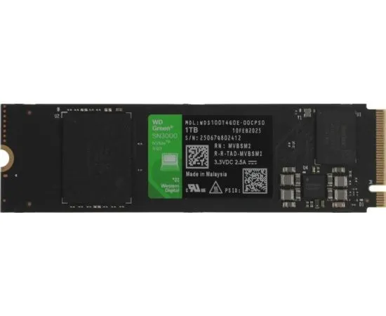 Накопитель SSD M.2 1Tb Western Digital Green SN3000 (WDS100T4G0E), фото 2