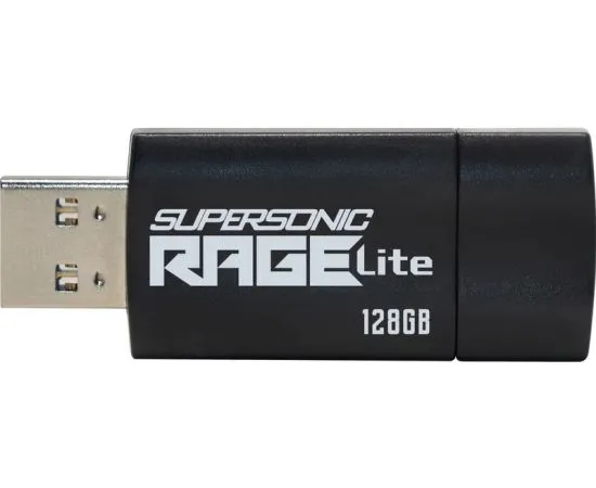 USB Flash-накопитель 128Gb USB 3.2 (Patriot Rage Lite), черный (PEF128GRLB32U), фото 2