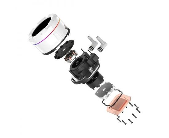 Жидкостная система охлаждения ID-Cooling SL240 WHITE, фото 3