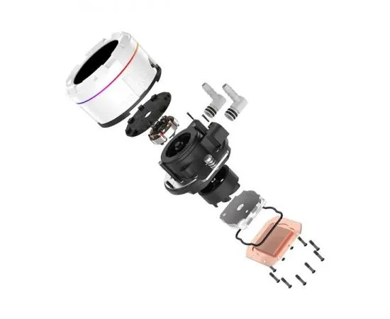 Жидкостная система охлаждения ID-Cooling SL240 WHITE, фото 3