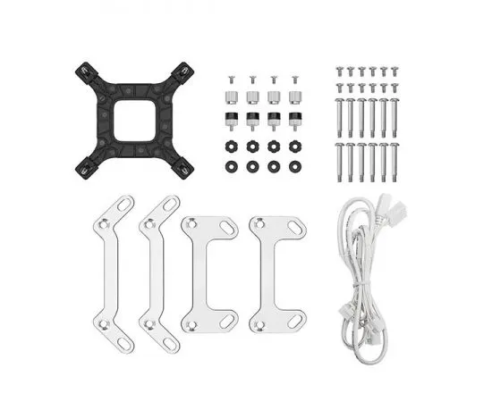 Жидкостная система охлаждения DEEPCOOL LM360 WH ARGB (R-LM360-WHDMMC-1), фото 4