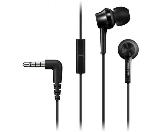 Наушники с микрофоном Panasonic RP-TCM115GCK, черный