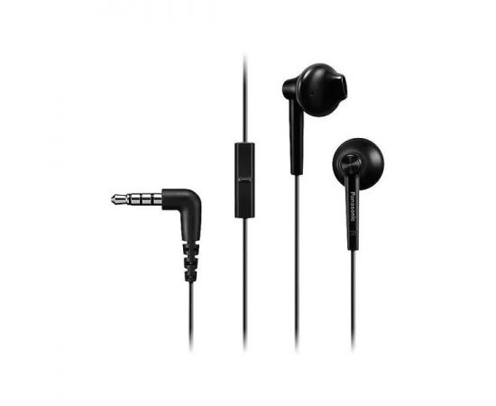 Наушники с микрофоном Panasonic RP-TCM55GC-K, черный